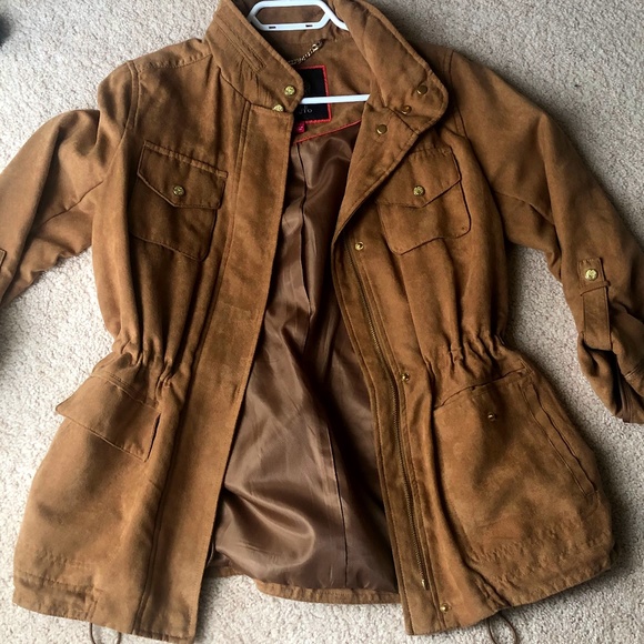 VINCE CAMUTO SUEDE COAT - Picture 1 of 12